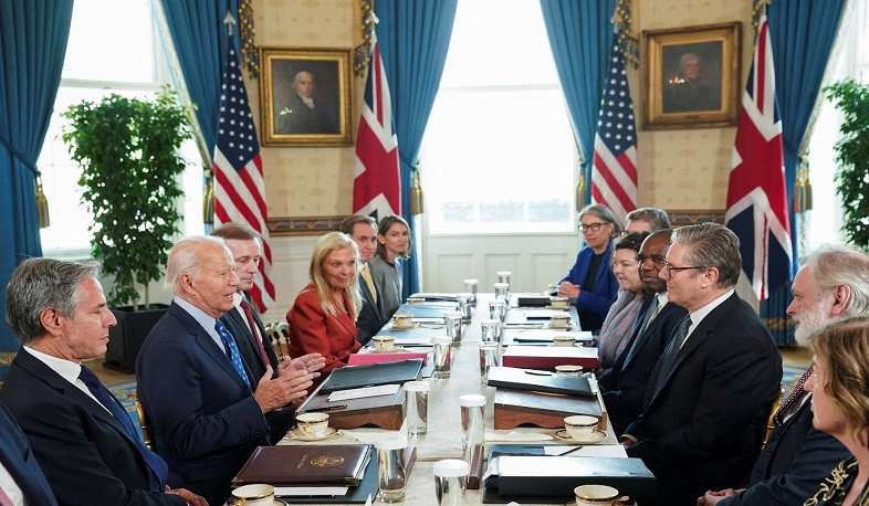 Biden and Starmer reaffirmed their unwavering support for Ukraine