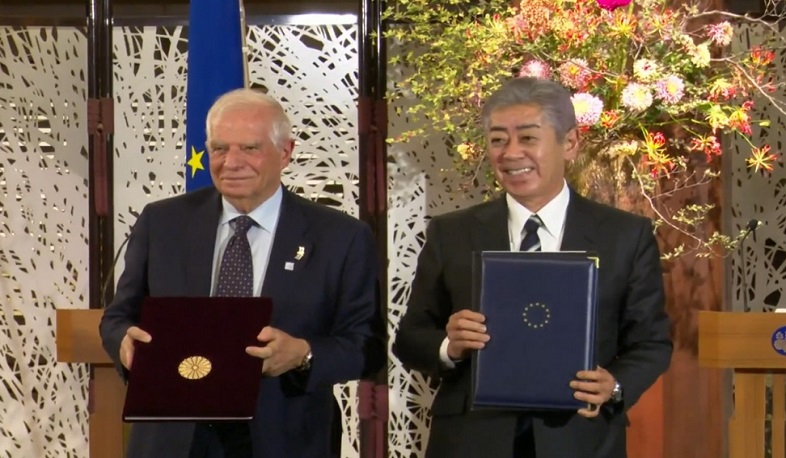 EU and Japan signed security and defense partnership agreement