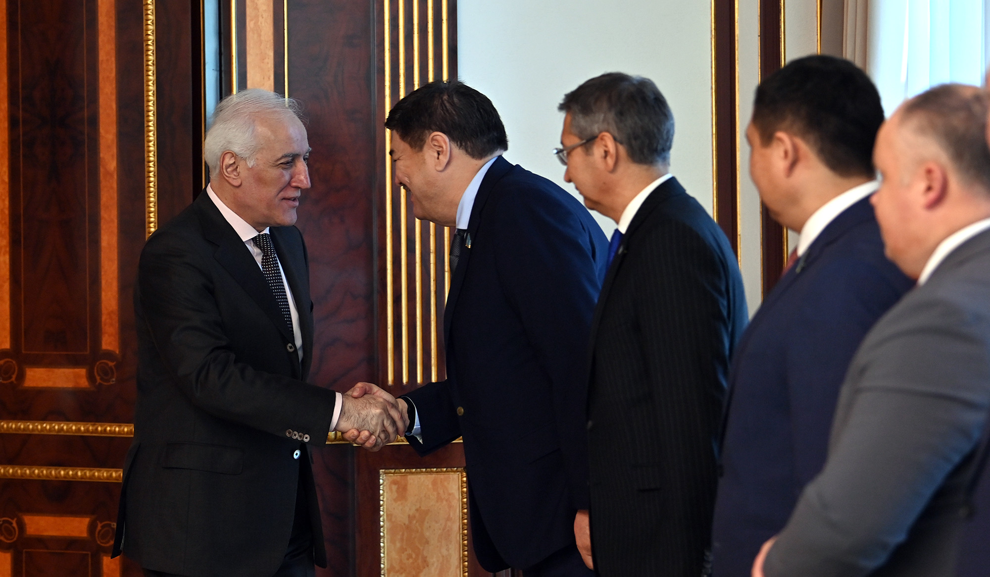 President Vahagn Khachaturyan received delegation headed by Mukash Iskandirov, head of Kazakhstan-Armenia Friendship Group of Majilis of Republic of Kazakhstan