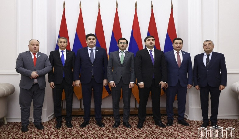 Hakob Arshakyan receives delegation of Friendship Group Kazakhstan-Armenia