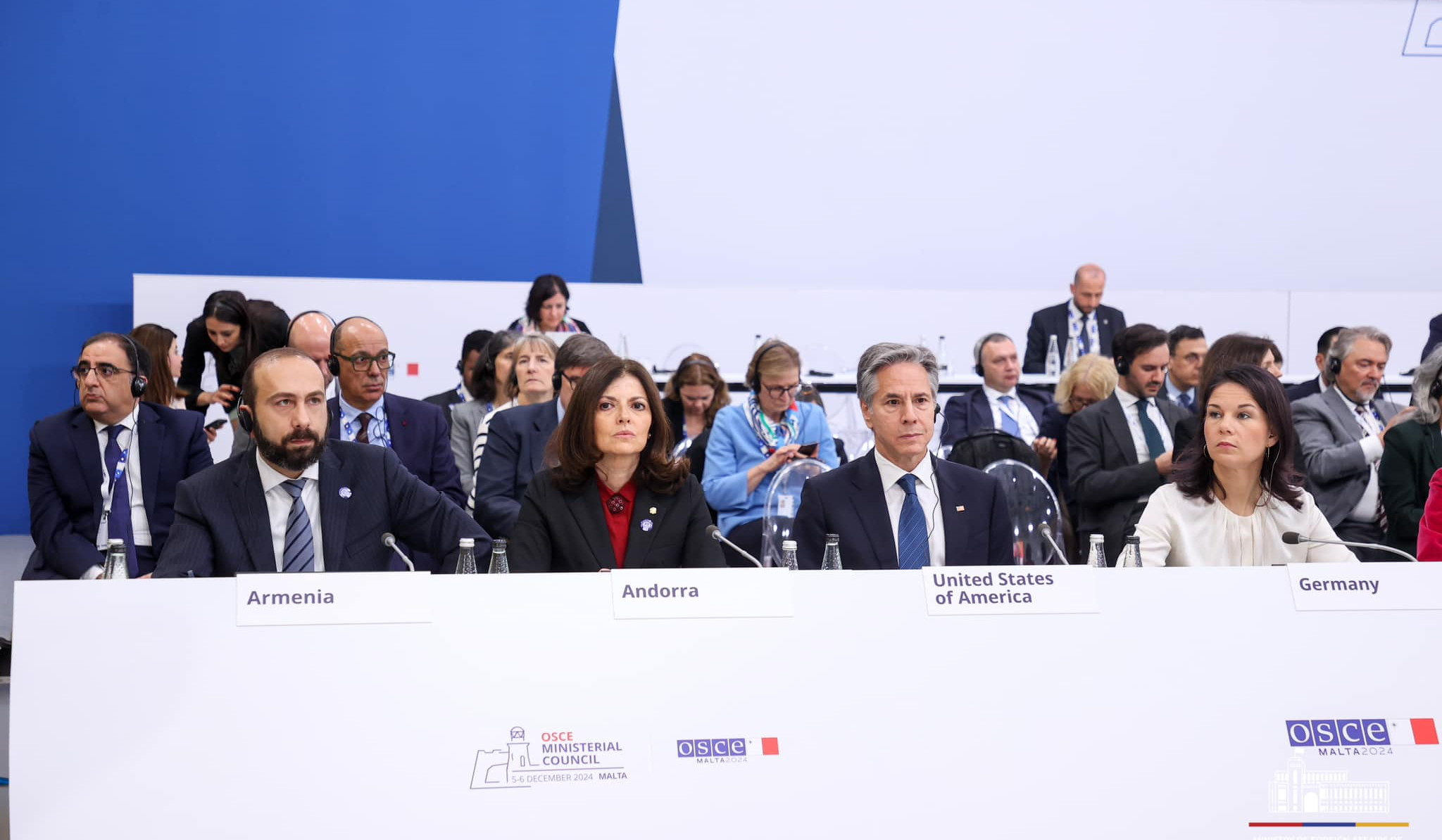 Мирзоян принял участие в официальной церемонии открытия заседания СМИД ОБСЕ