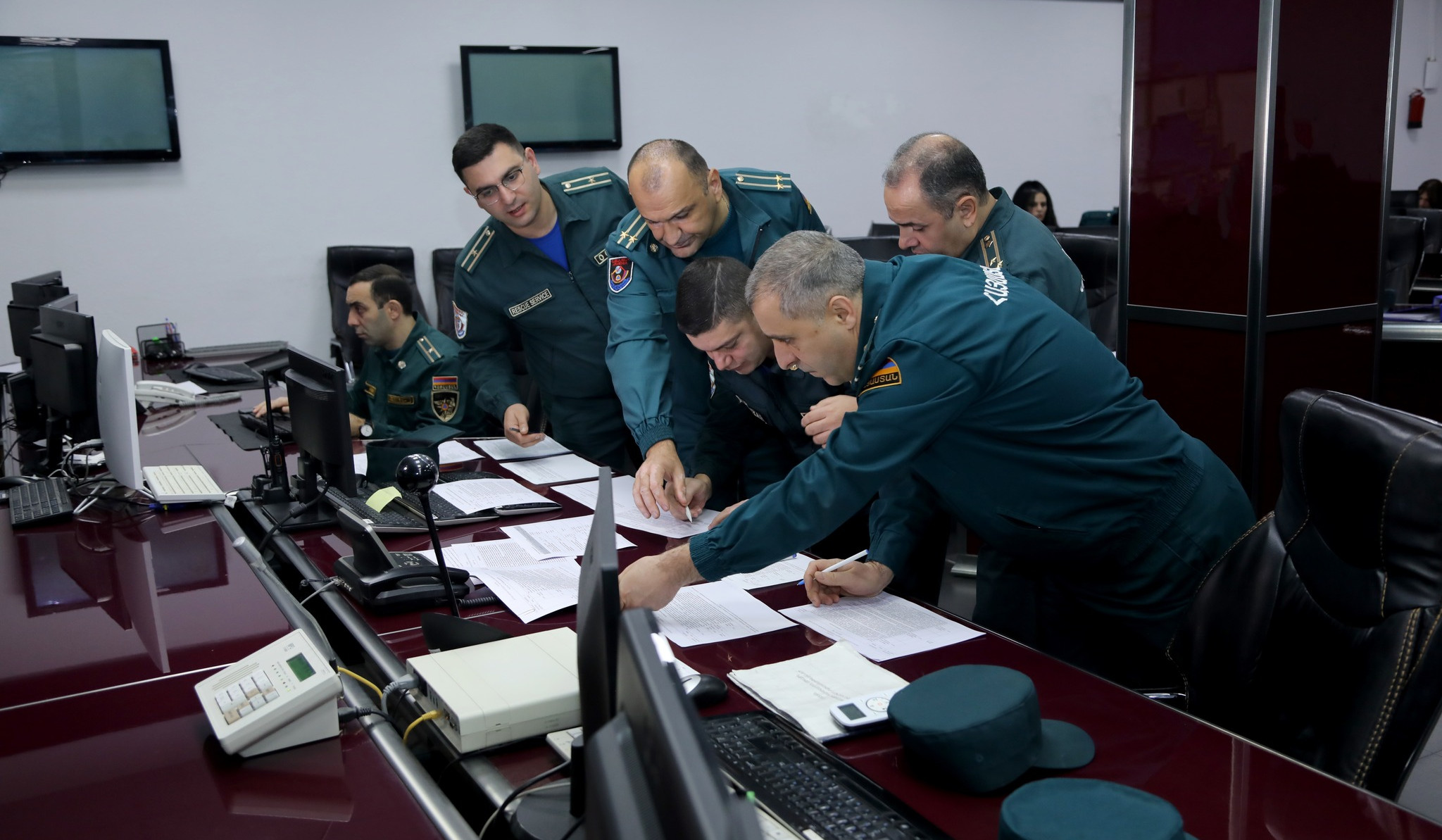 ՓԾ ճգնաժամային կառավարման կենտրոնում անցկացվել է «Շիրակի մարզում ուժեղ երկրաշարժ» թեմայով գործնական պարապմունք