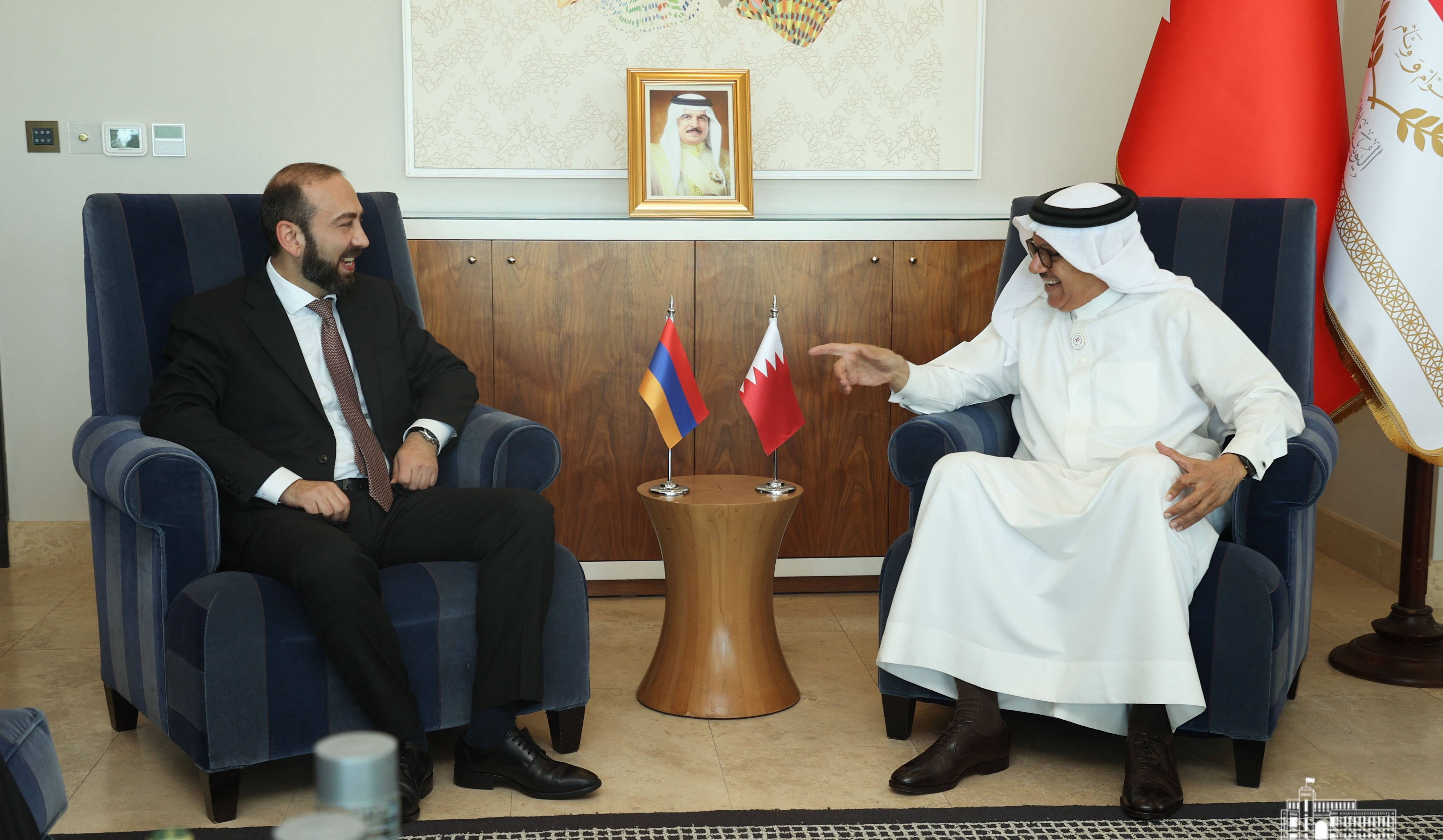 Foreign Ministers of Armenia and Bahrain exchanged ideas on regional issues