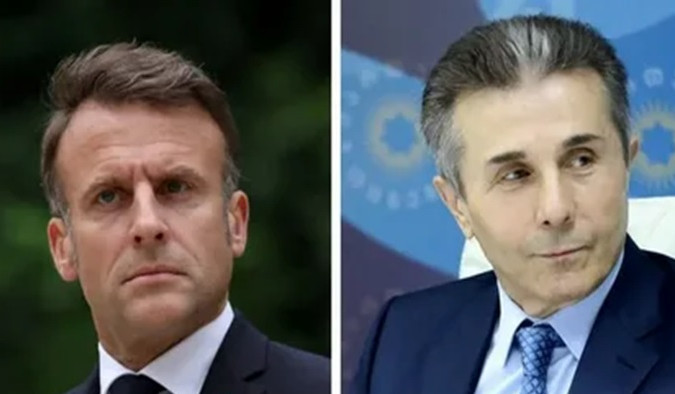 Macron offered help to Georgian authorities