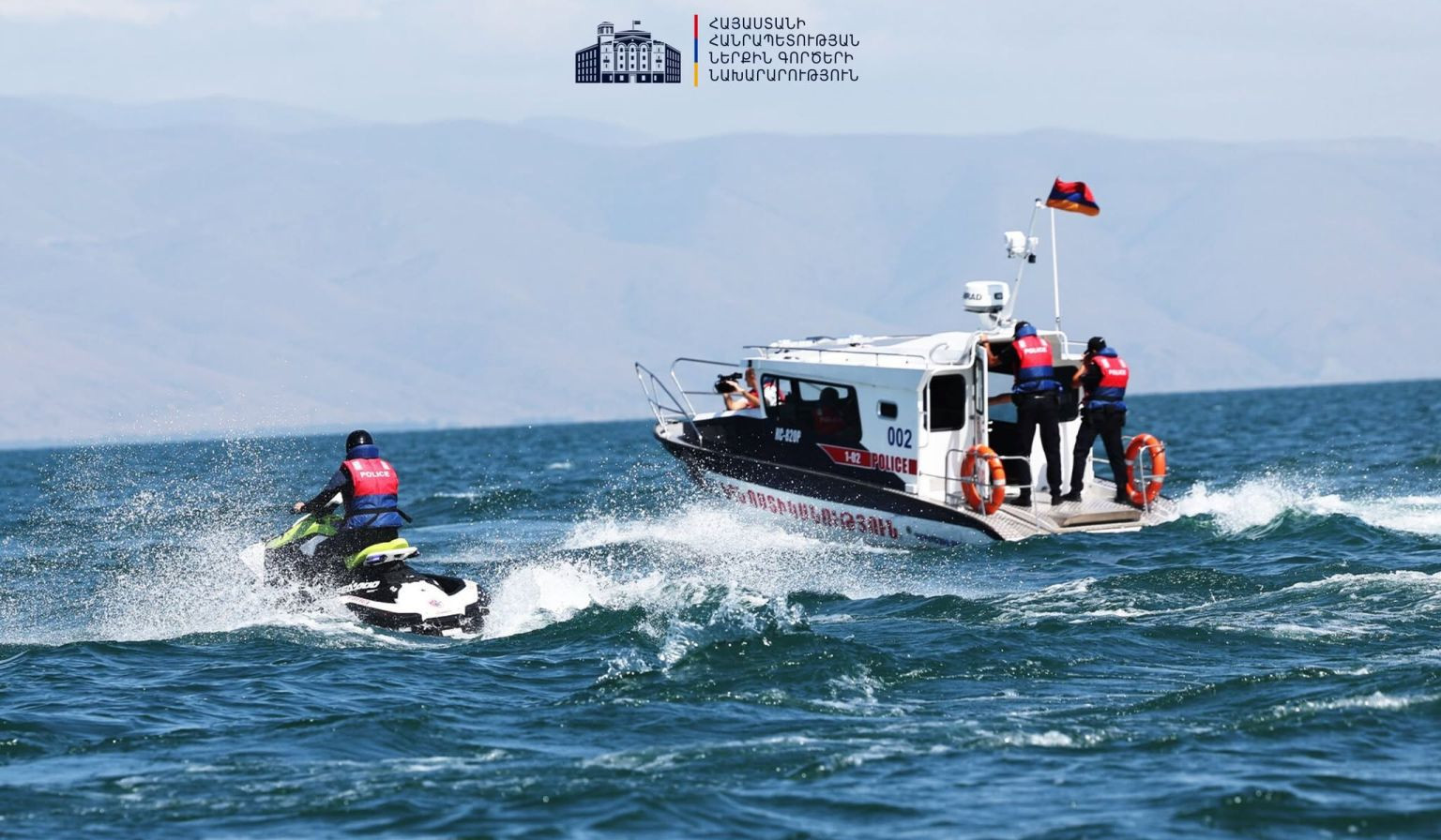 Տարածքի մշտադիտարկում, հանրության անվտանգության ապահովում, իրավախախտումների կանխարգելում. Ջրային պարեկային ծառայությունը մեկ տարեկան է