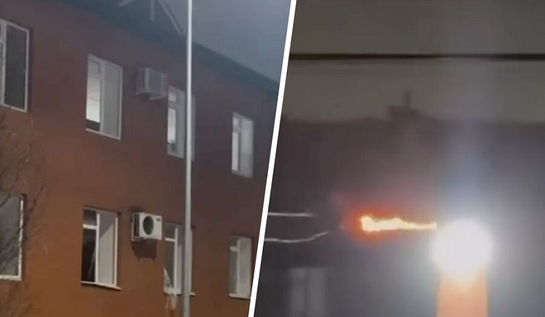 Беспилотник атаковал казармы специального полка МВД в Грозном