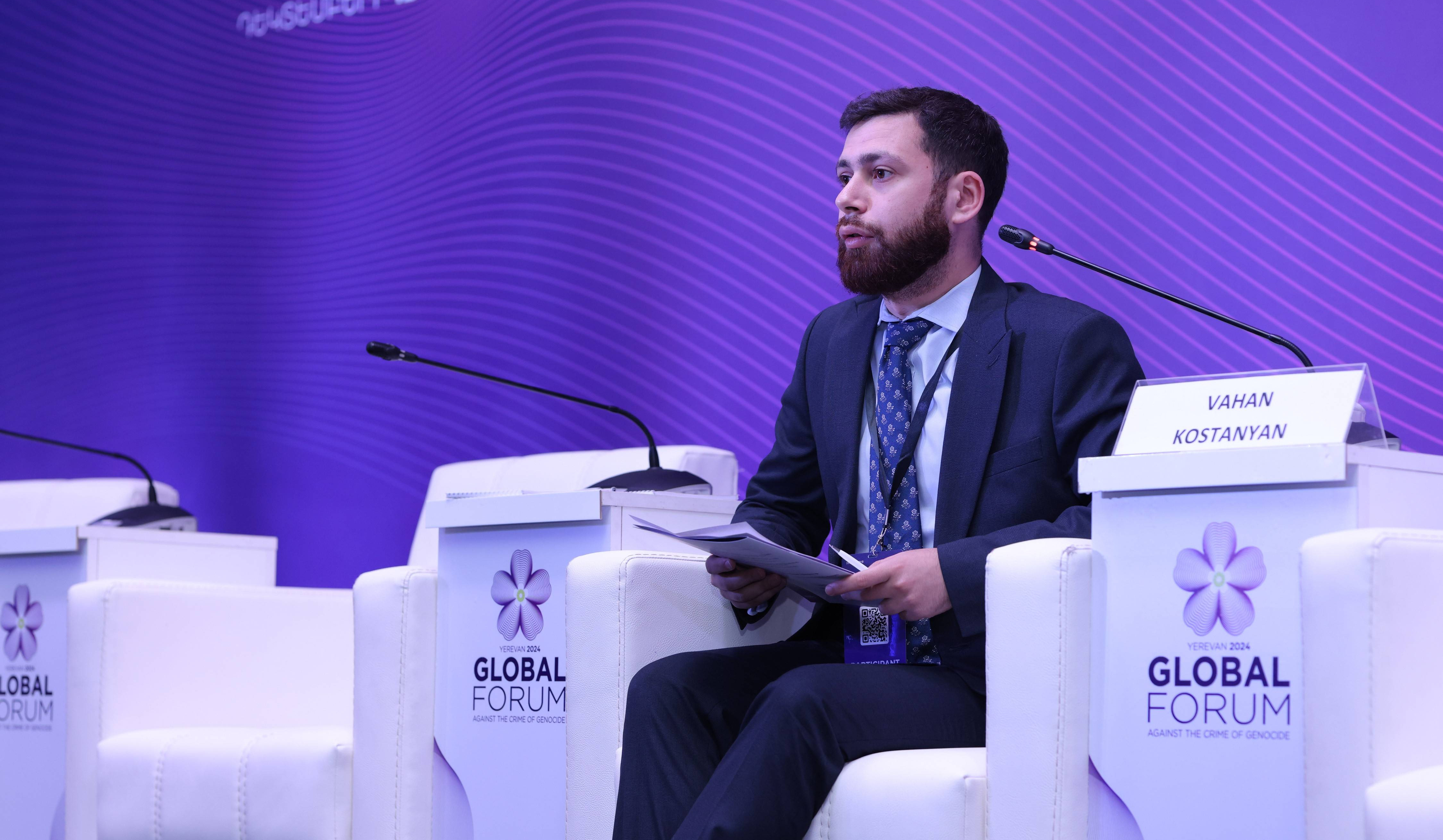 Vahan Kostanyan emphasized importance of political will at all levels in prevention of genocides
