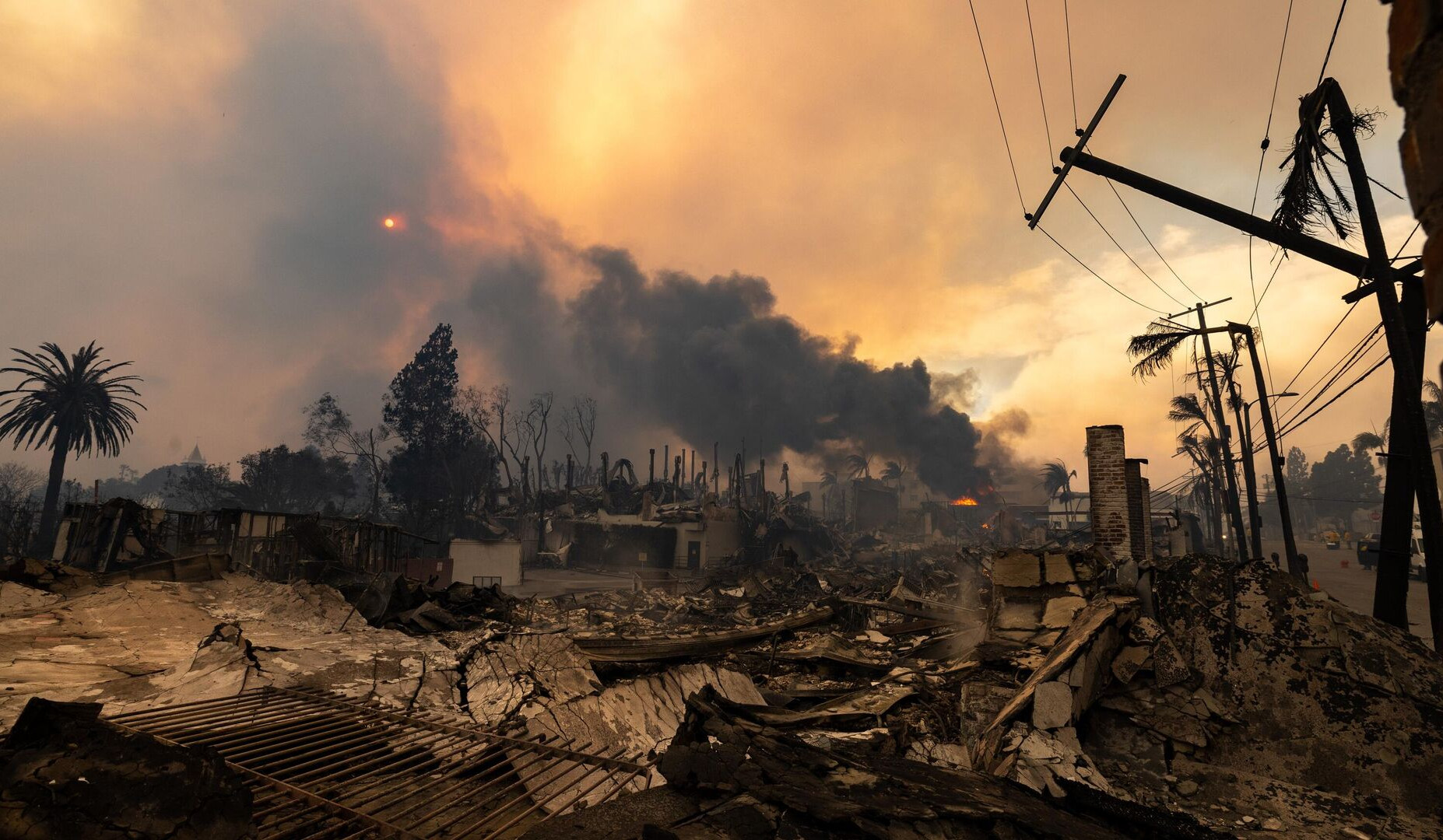 Yanvarın 7-dən Kaliforniyada tüğyan edən yanğınlar hələ də söndürülməyib