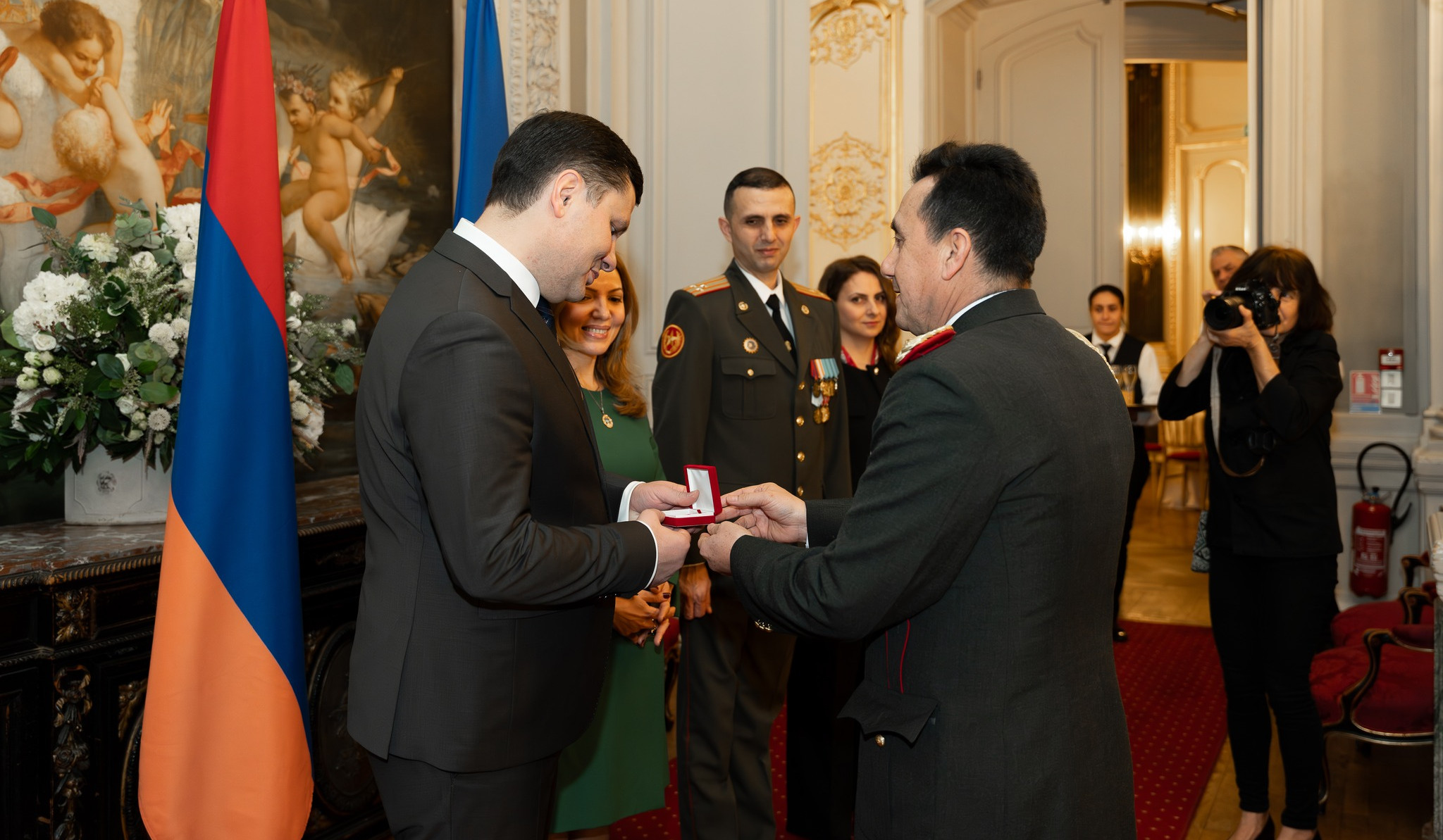 Parisdə Ermənistan Silahlı Qüvvələrinin yaradılmasının 33-cü ildönümünə həsr olunmuş təntənəli qəbul keçirilib