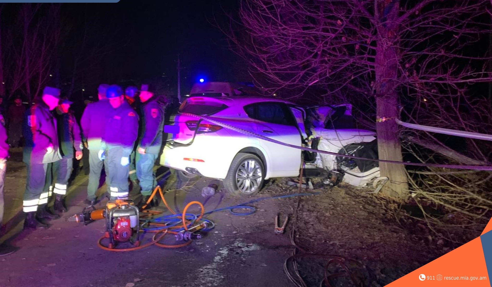 Ակունք գյուղի սկզբնամասում մեքենան դուրս է եկել երթևեկելի հատվածից, բախվել ճամփեզրի ծառերին․ կա զոհ