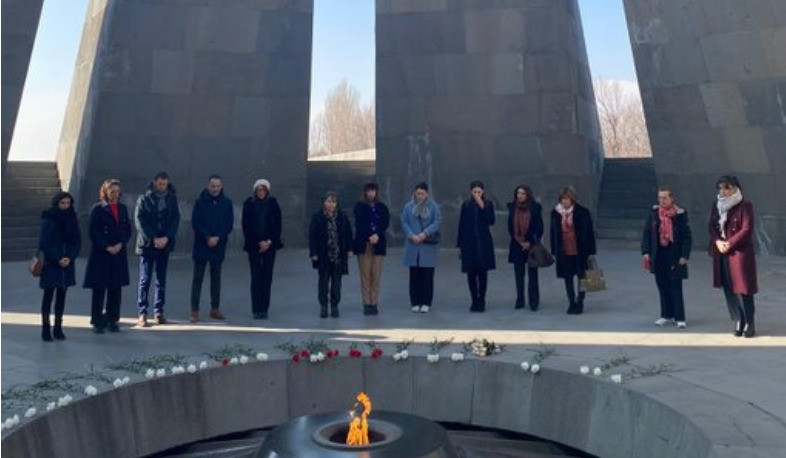 Ֆրանսիայի ՏԻՄ ներկայացուցիչները այցելել են Հայոց ցեղասպանության հուշահամալիր