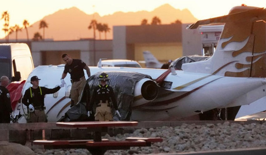 Два частных самолета столкнулись в американском штате Аризона