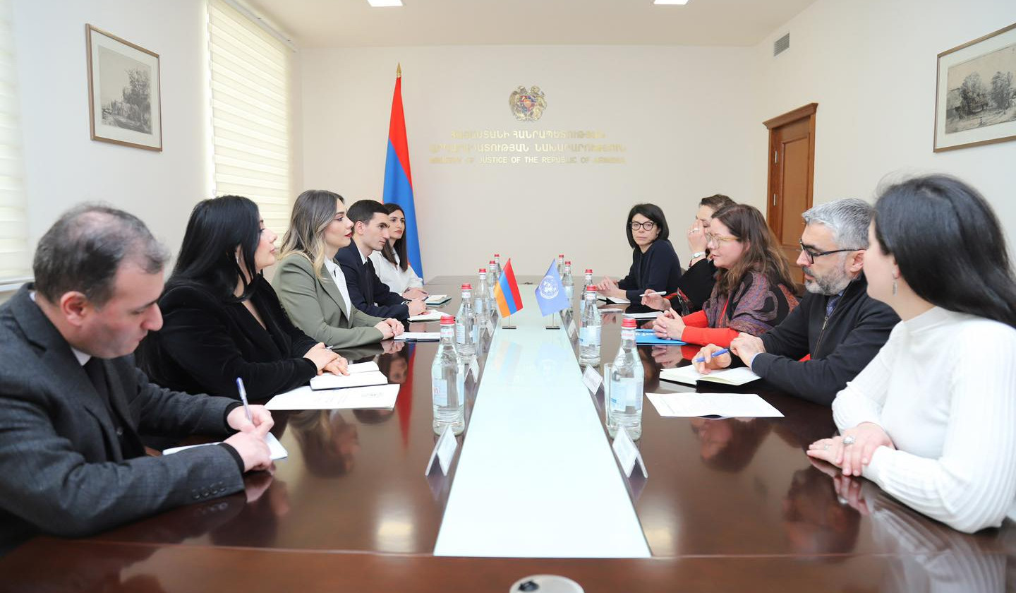 Սրբուհի Գալյանը և ՄԱԿ-ի Մանկական հիմնադրամի ներկայացուցիչը քննարկել են անչափահասների արդարադատության ոլորտի բարեփոխումները