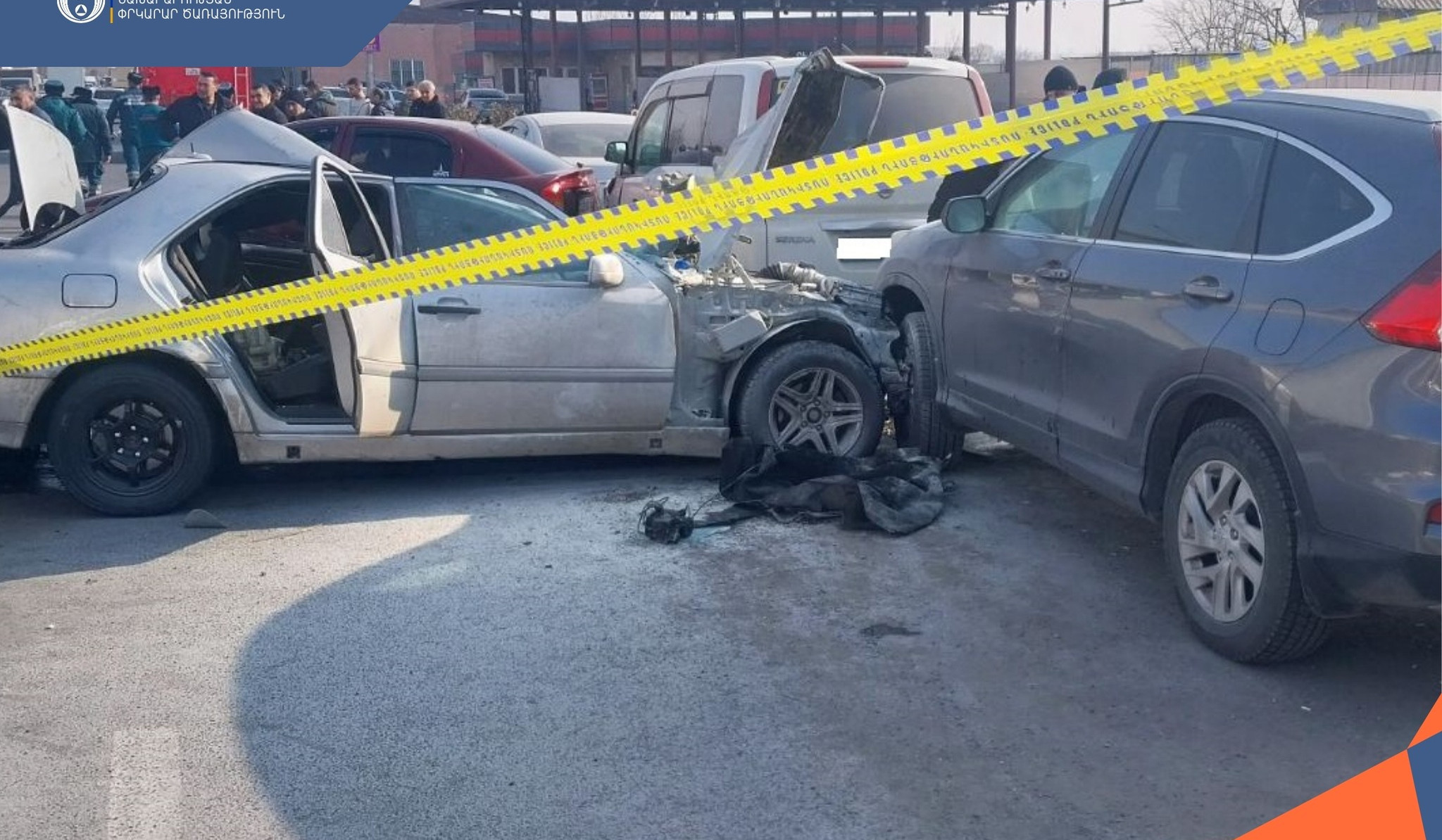 Երևանում բախվել է յոթ ավտոմեքենա․ կա տուժած