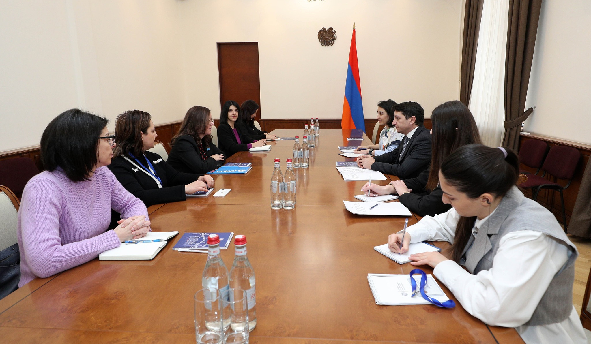 ՅՈՒՆԻՍԵՖ-ի ներկայացուցիչը ՀՀ ֆինանսների նախարարի հետ հանդիպմանն անդրադարձել է հայկական կողմի հետ համագործակցության հարցերի