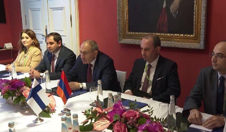 I had a productive discussion with President of Finland: Pashinyan