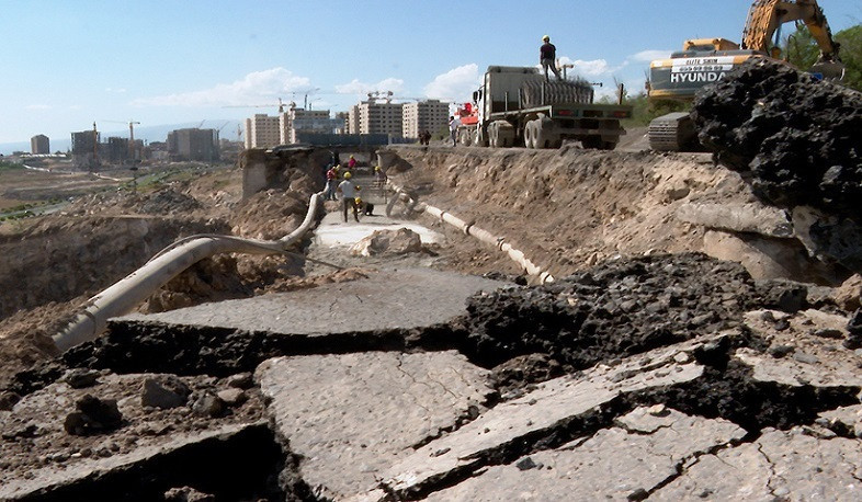 Ծիծեռնակաբերդի խճուղու փլուզված հատվածի վերականգնումը նախատեսվում է ավարտել մայիսին