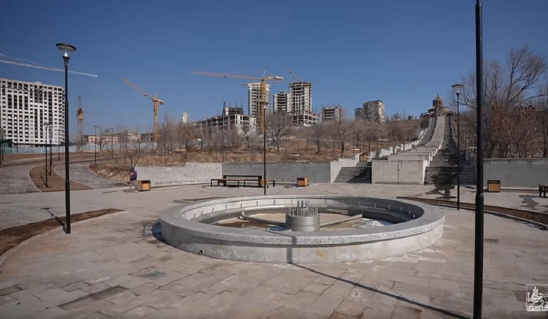 Նոր Նորքի 5-րդ զանգվածի Սուրբ Սարգիս եկեղեցու հարակից այգու բարեկարգման աշխատանքներն ավարտական փուլում են