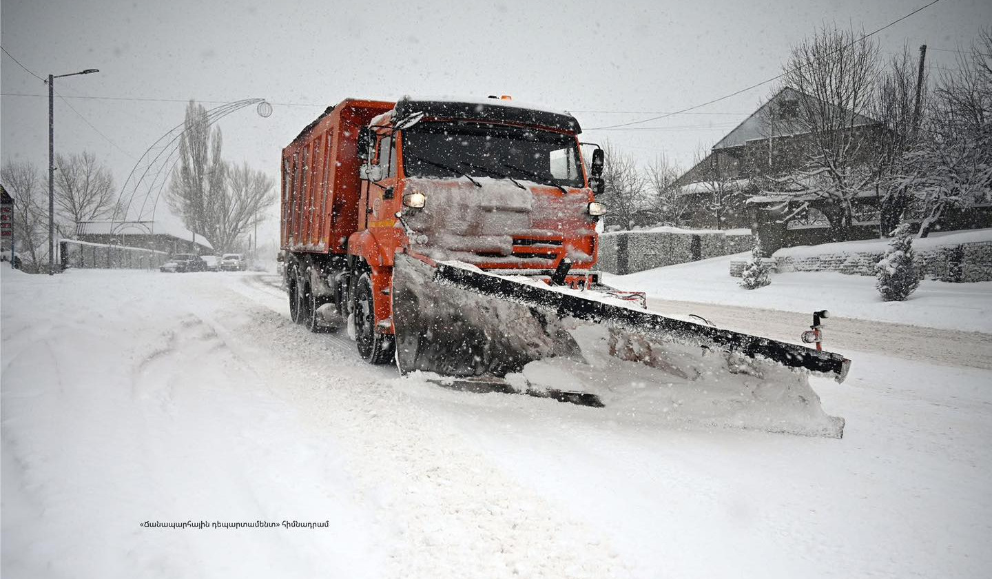 Մարտունի-Վարդենիս ճանապարհին բուք է