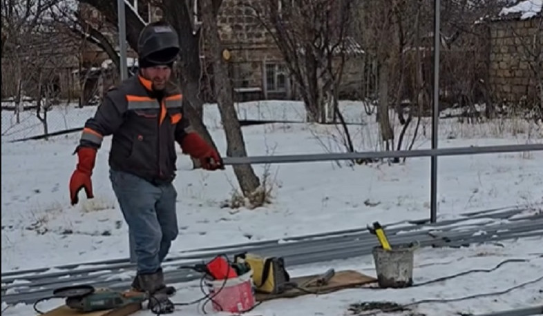 Չնայած եղանակային պայմաններին՝ ջերմատների կառուցման աշխատանքները շարունակվում են առանց խոչընդոտների. «Իմ քայլը» հիմնադրամ