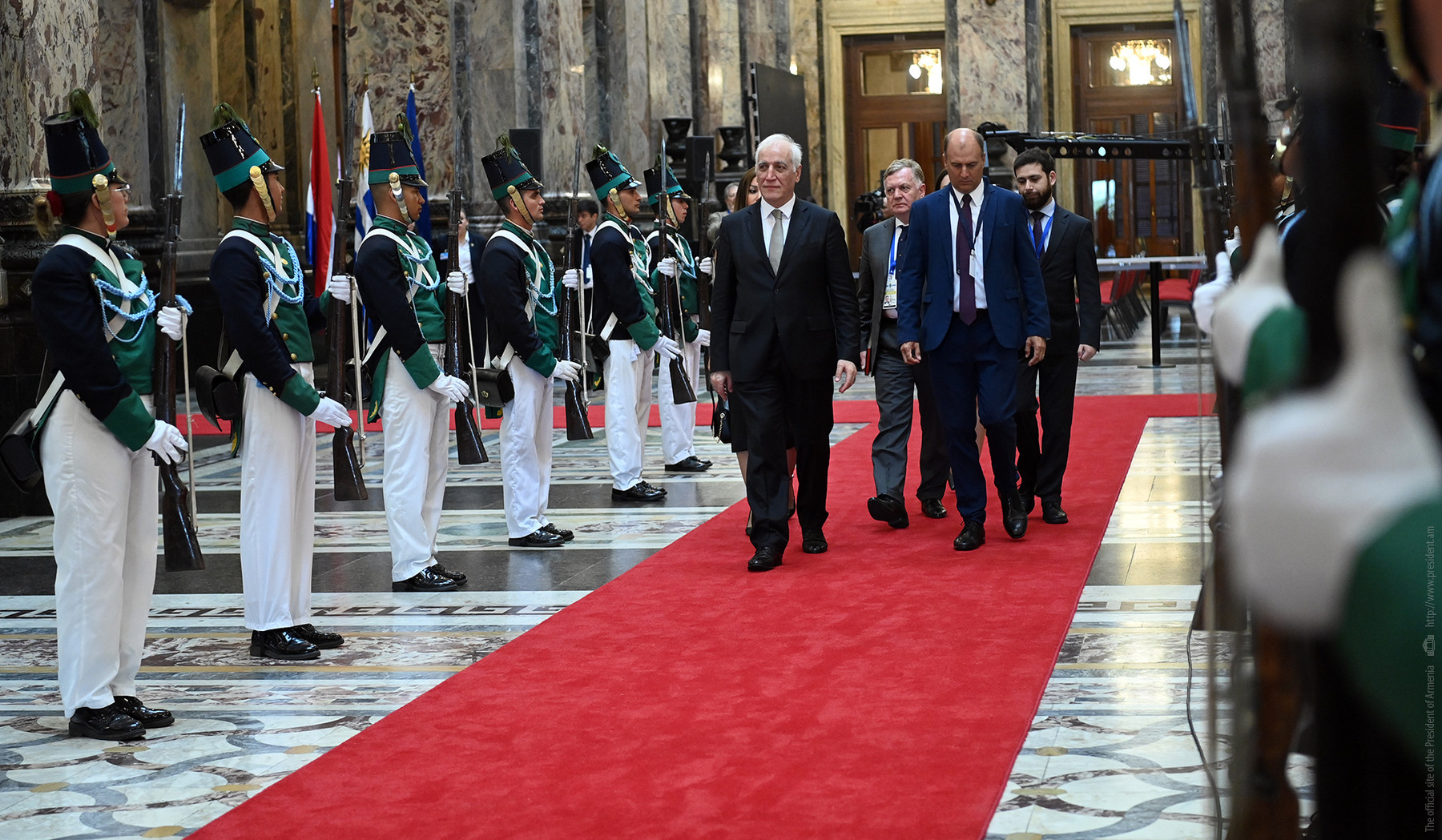 Վահագն Խաչատուրյանը մասնակցել է Ուրուգվայի նախագահ Ժամանդու Օրսիի երդմնակալությանը