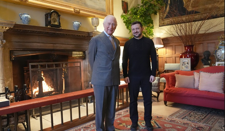 Չարլզ III-ն ու Վոլոդիմիր Զելենսկին ջերմ հանդիպում են ունեցել