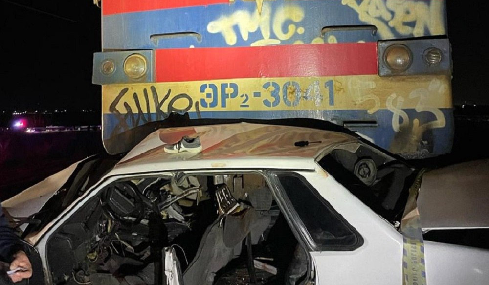 Երևան-Երասխ ճանապարհին էլեկտրագնացքի ու մարդատար մեքենայի բախման հետևանքով ուղևորներից երկուսը մահացել են