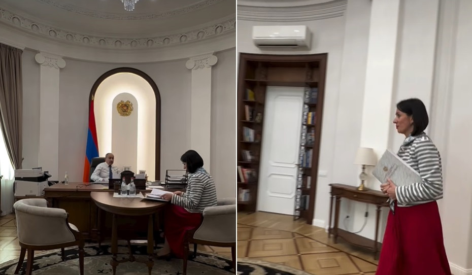 Նիկոլ Փաշինյանն աշխատանքային հանդիպում է ունեցել Ժաննա Անդրեասյանի հետ