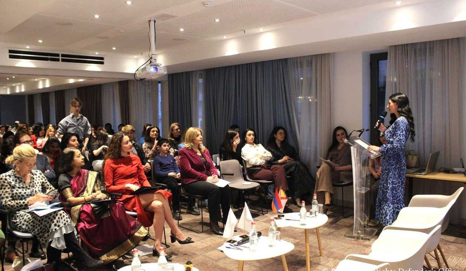 Անահիտ Մանասյանը ներկայացրել է գենդերային հավասարության և կանանց իրավունքների ոլորտում առկա մարտահրավերները