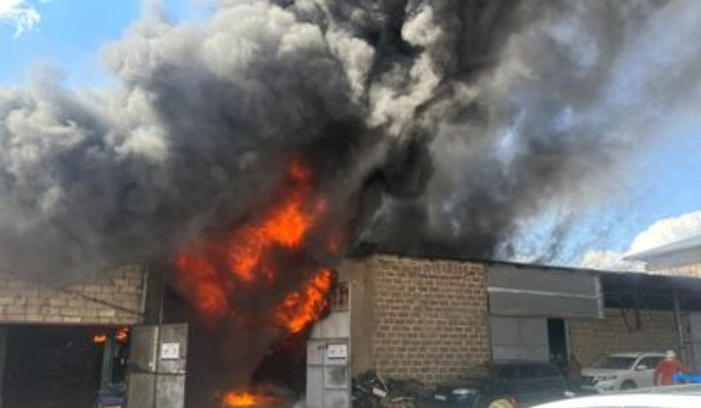 Երևանի ավտոտեխսպասարկման կետերից մեկում բռնկված հրդեհը մարվել է