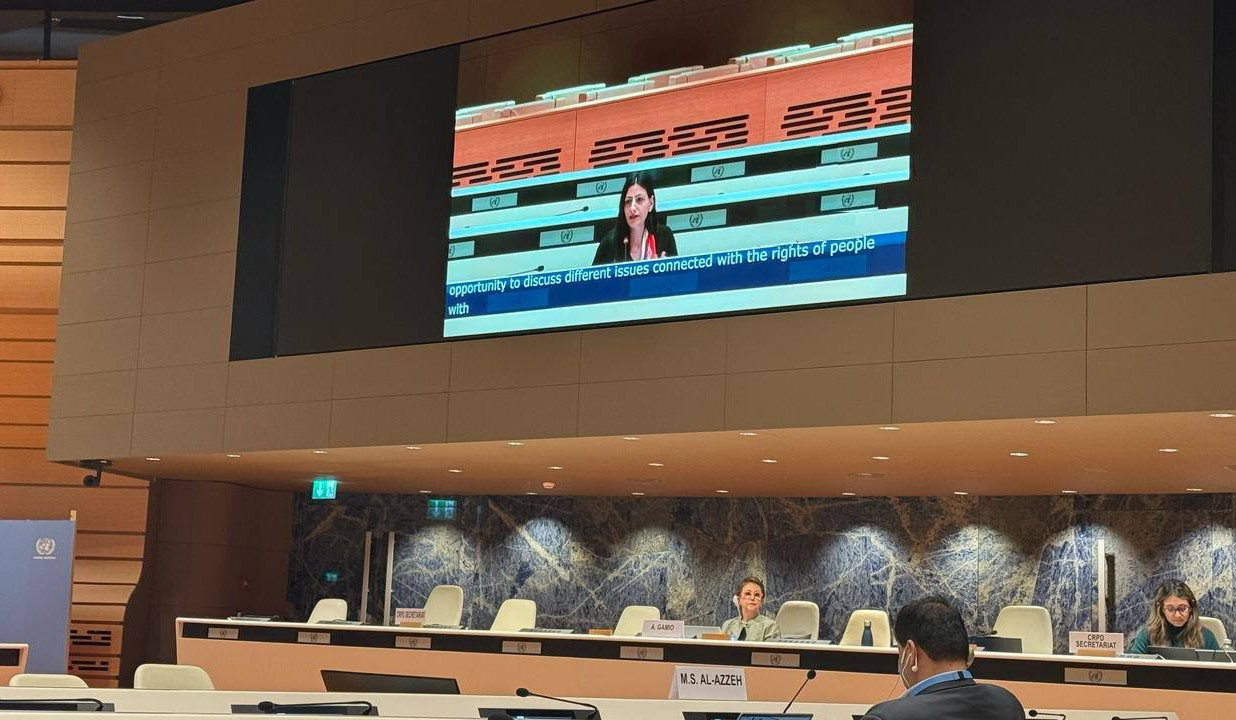 Անահիտ Մանասյանը Ժնևում մասնակցել է  Հաշմանդամություն ունեցող անձանց իրավունքների կոմիտեի նախանիստին