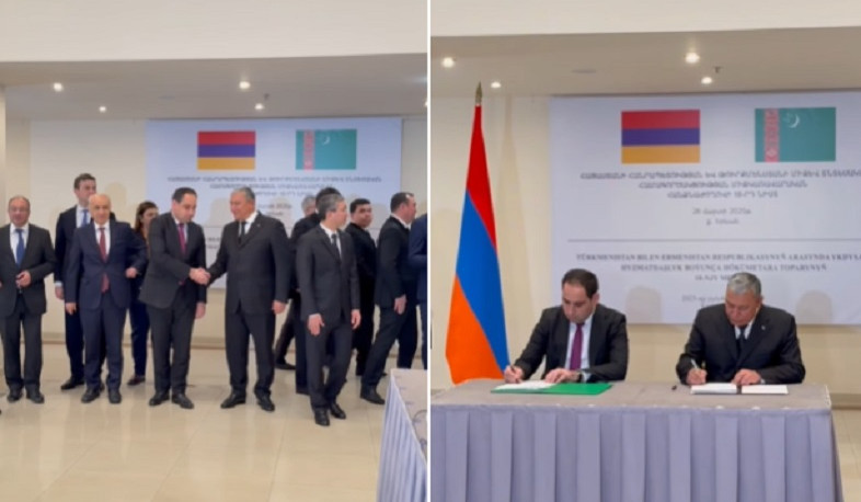 Երևանում կայացավ Հայաստանի և Թուրքմենստանի միջև տնտեսական համագործակցության միջկառավարական հանձնաժողովի նիստը. Խուդաթյան