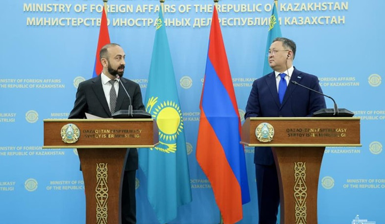 Հրավիրում եմ Ձեզ այցելել Հայաստան Ձեզ հարմար ժամկետներում. Միրզոյանը՝ Ղազախստանի ԱԳ նախարարին