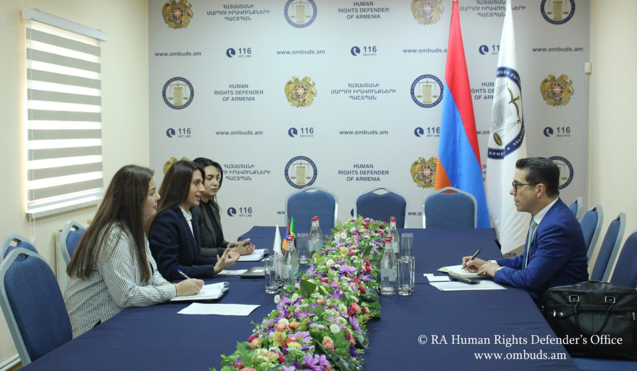 ՄԻՊ աշխատակազմի գլխավոր քարտուղարը Բրազիլիայի դեսպանին է ներկայացրել Պաշտպանի լիազորությունների շրջանակը