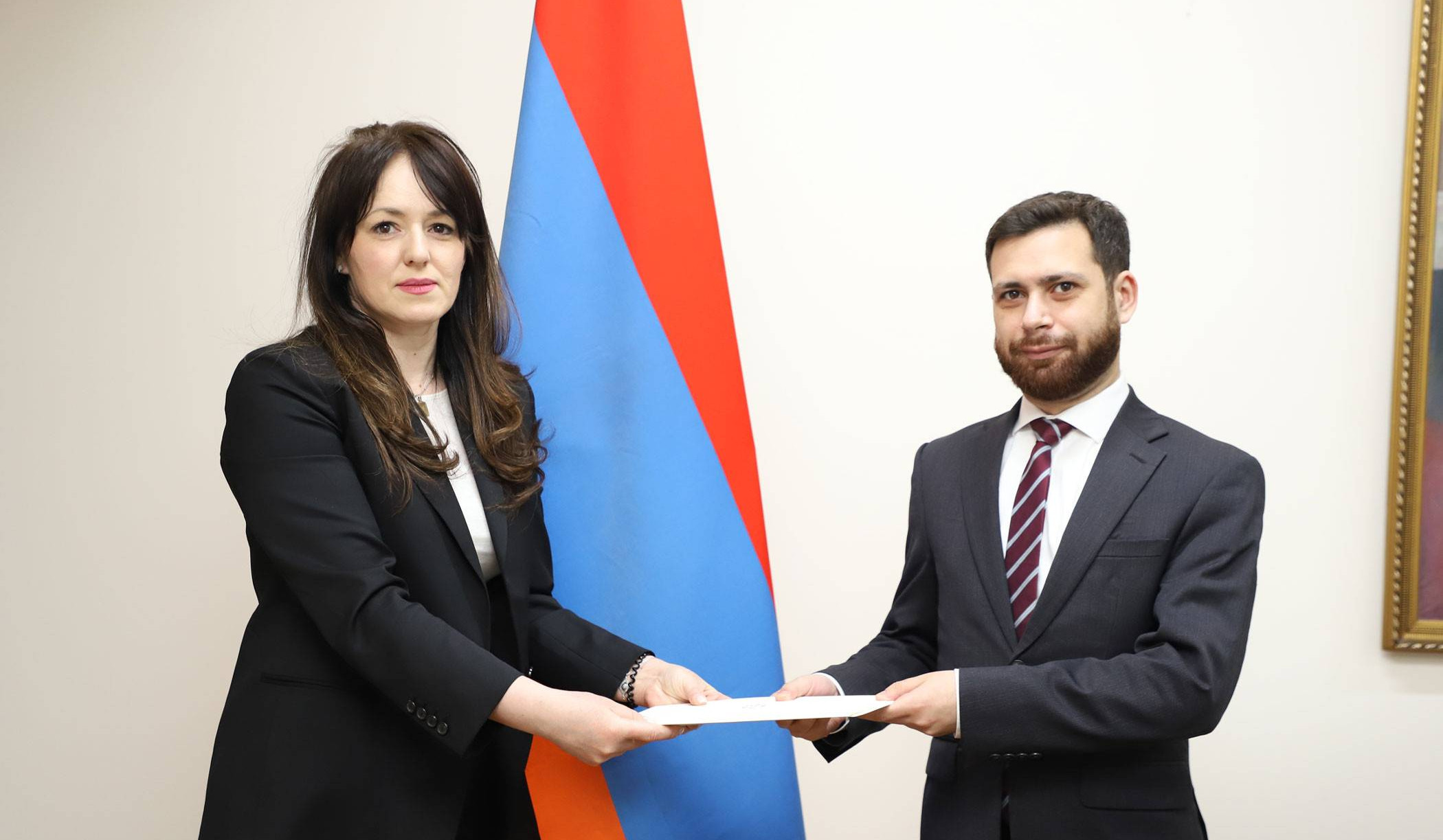 Newly appointed Ambassador of Montenegro presented copy of his credentials to Vahan Kostanyan