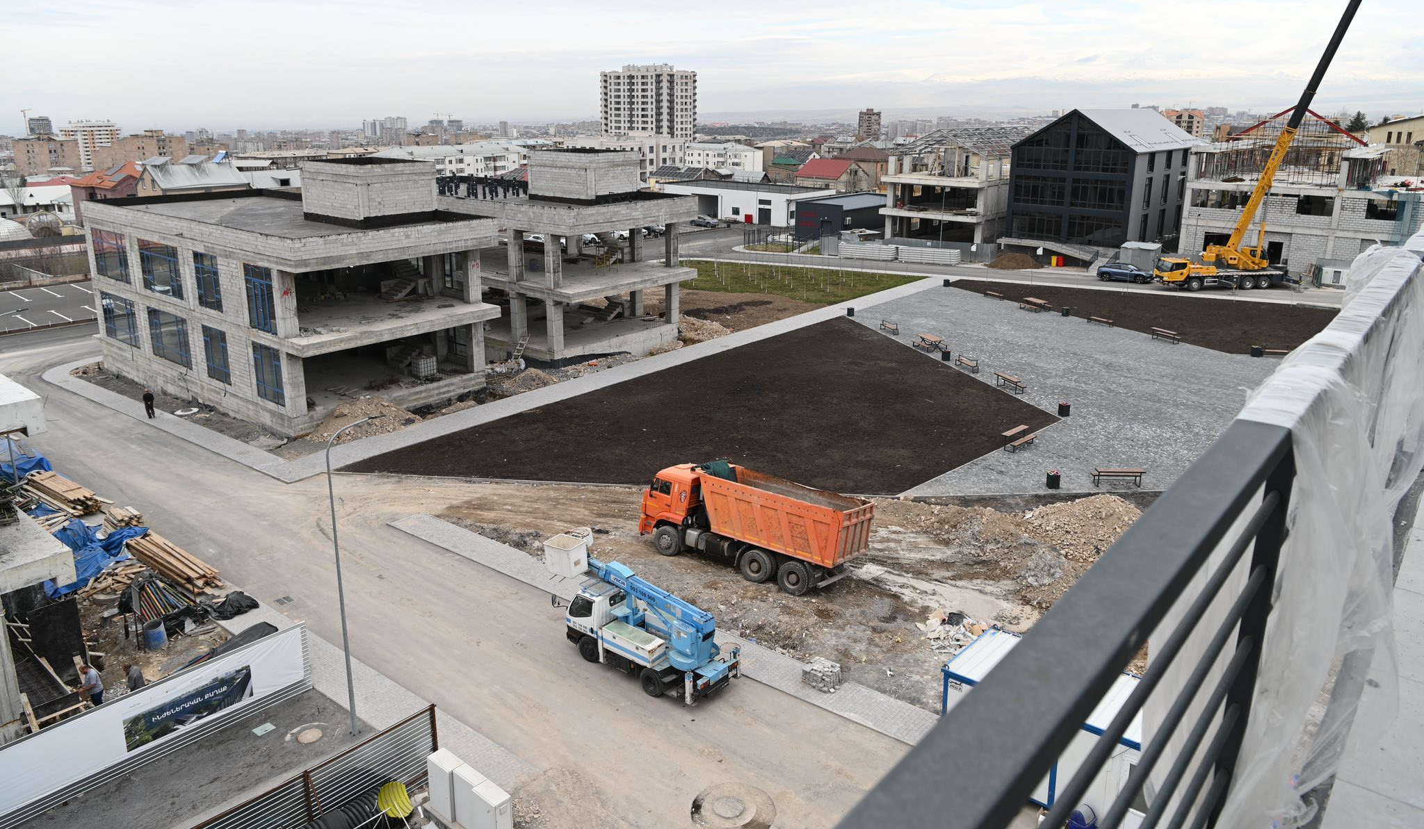 Ինժեներական քաղաքում ակտիվ շինարարական աշխատանքներ են ընթանում