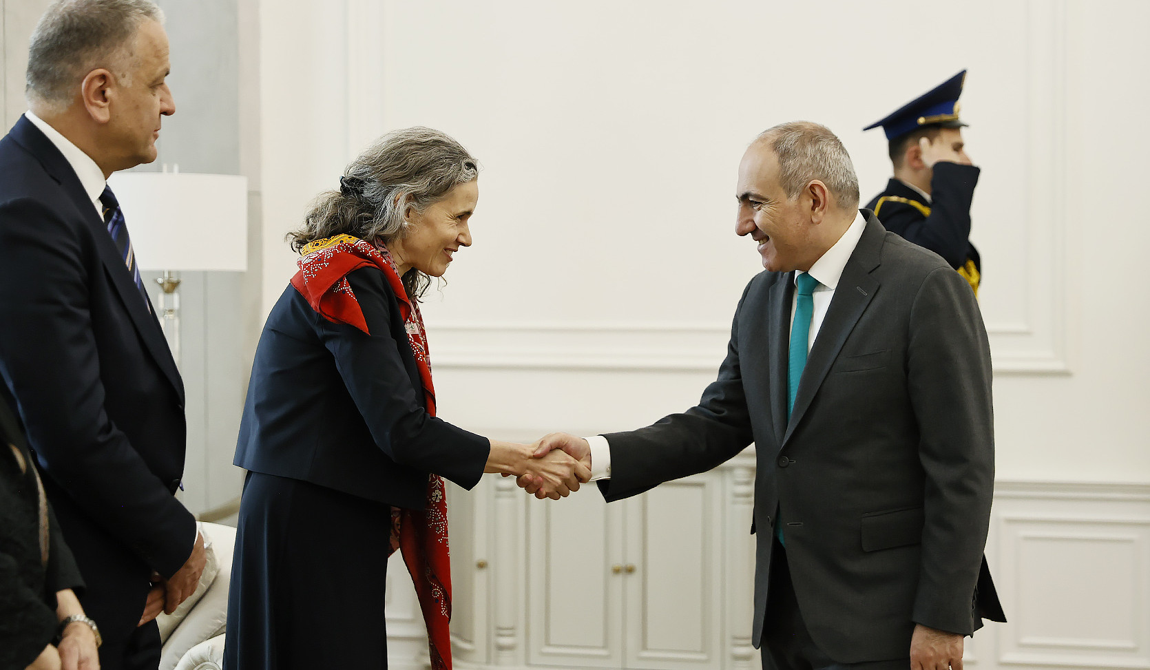 Никол Пашинян принял специального представителя ЕС по Южному Кавказу и кризису в Грузии Магдалену Гроно