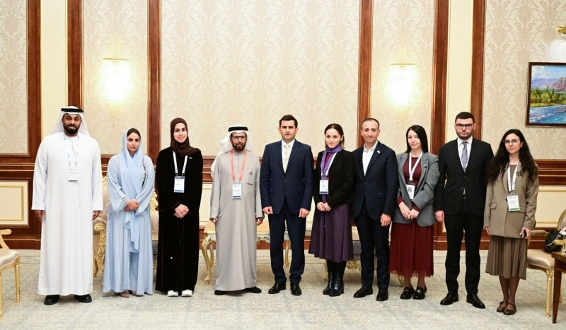 Акоп Аршакян представил вице-президенту Межпарламентского союза в Ташкенте проект «Перекресток мира»