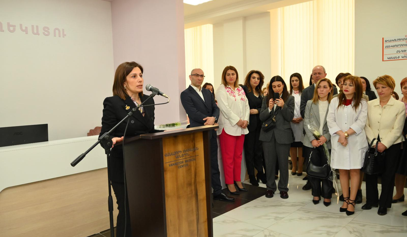 Անահիտ Ավանեսյանը «Վանաձոր» ԲԿ-ում մասնակցել է կրծքագեղձի սքրինինգային ծրագրի մեկնարկին