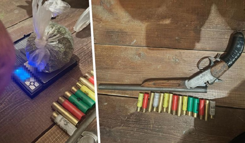 Սյունիքի քրեական ոստիկանները Համլետավանի բնակչի տանը թմրանյութ և ռազմամթերք են հայտնաբերել