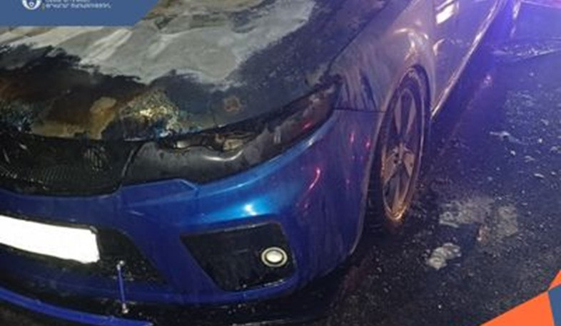 Զաքյան փողոցում ավտոմեքենա է այրվել