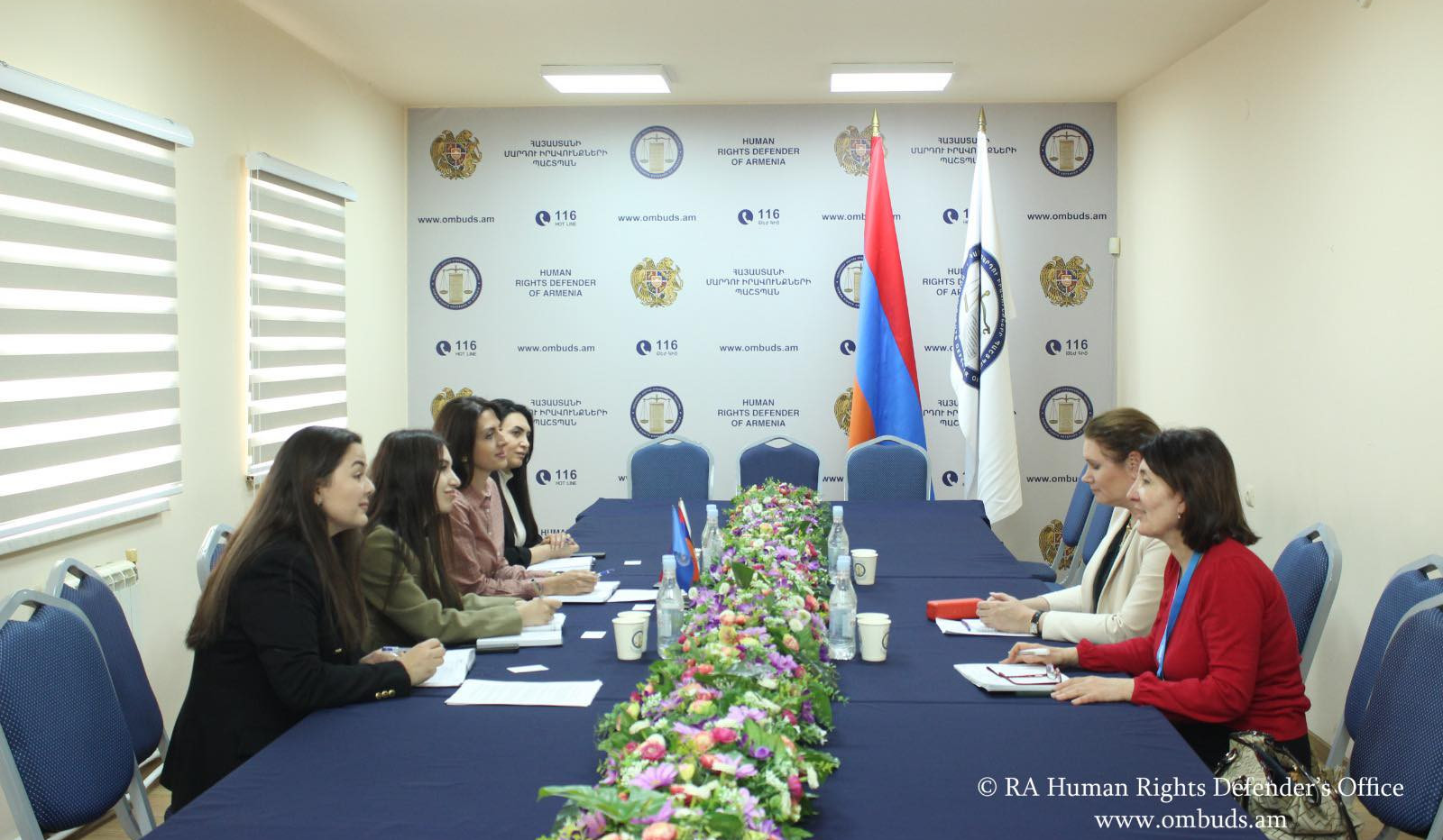 Նինա Փիրումյանը Լիվ Ֆեիյենին ներկայացրել է փախստականների, ապաստան հայցողների և ԼՂ-ից բռնի տեղահանվածների իրավունքների պաշտպանությանն առնչվող հարցեր