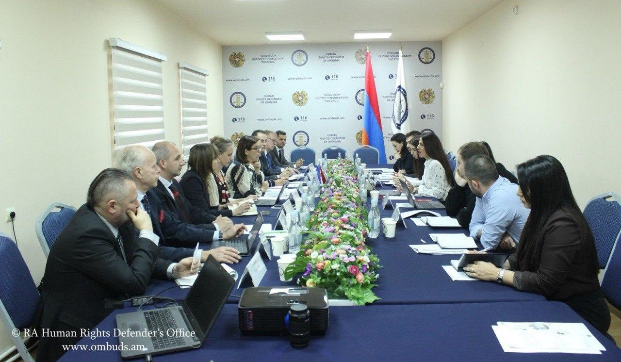 ԵՄ փորձագիտական առաքելության հետ քննարկվել են ընտանեկան և կենցաղային բռնության, զինված ուժերում մարդու իրավունքների պաշտպանության հարցեր