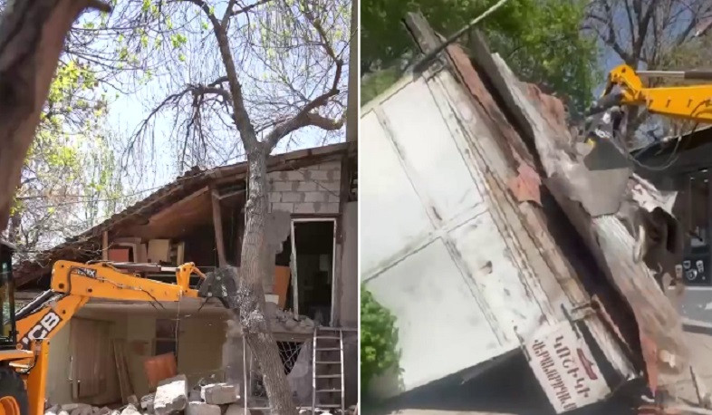 Երևանի Վահագն Դավթյանի անվան զբոսայգում ապամոնտաժվել են ապօրինի շինությունն ու կրպակը