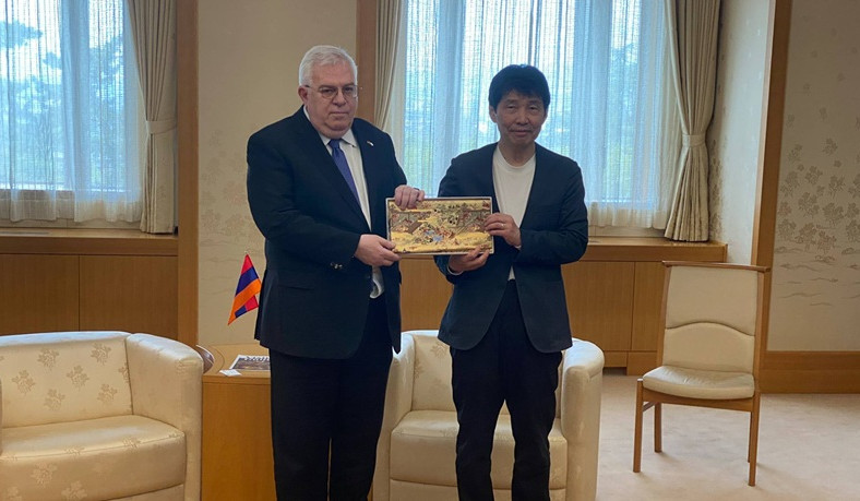 Դեսպան Արեգ Հովհաննիսյանը Գունմա պրեֆեկտուրայի ղեկավարի հետ քննարկել է հնարավոր համագործակցության հեռանկարները