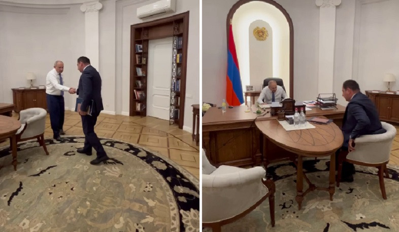 Նիկոլ Փաշինյանն աշխատանքային հանդիպում է ունեցել Դավիթ Խուդաթյանի հետ