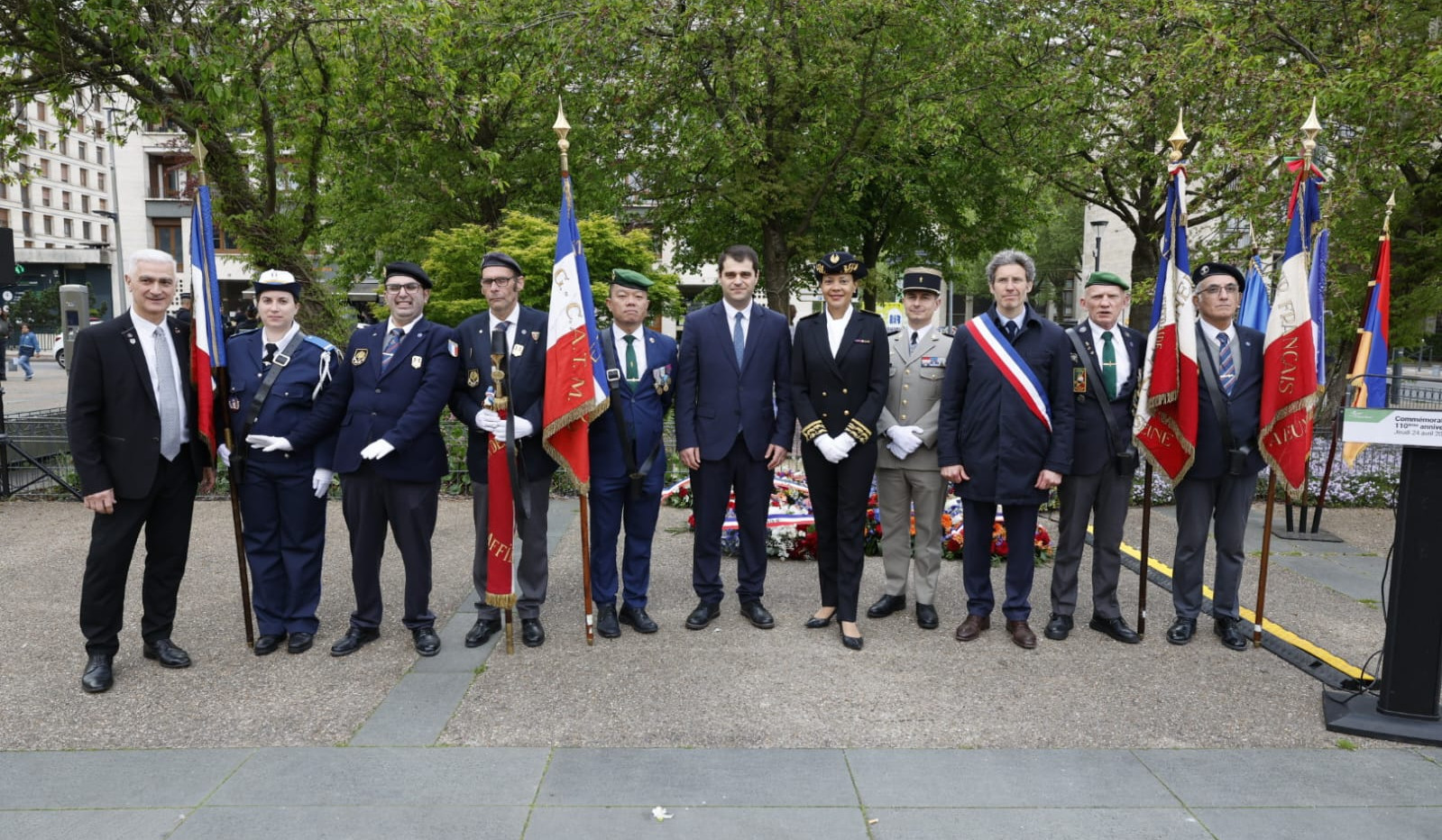 Հայոց ցեղասպանության անմեղ զոհերի հիշատակի ոգեկոչման արարողություն՝ Ֆրանսիայի Մեդոն քաղաքում