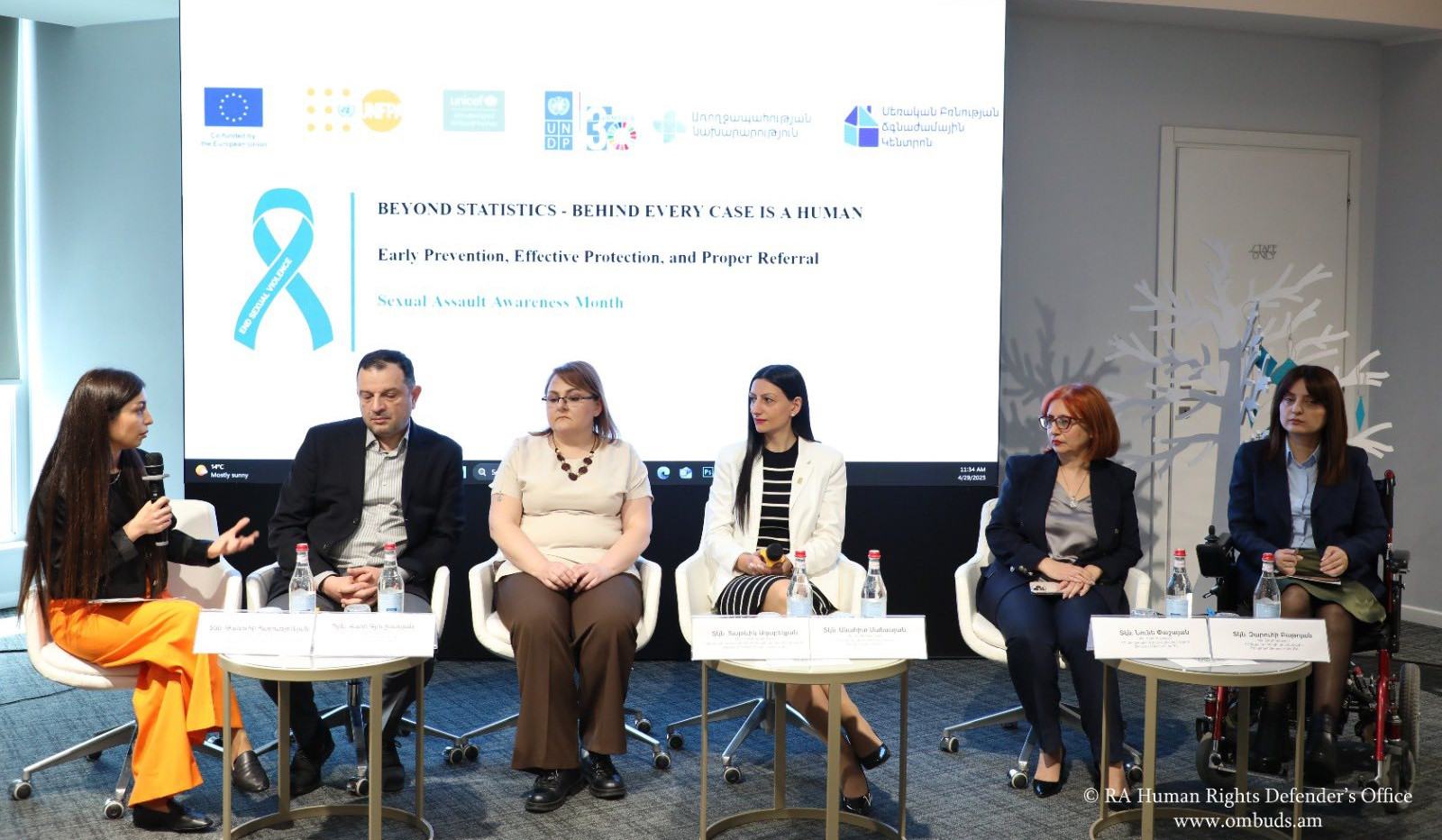 Սեռական բռնության կանխարգելման ամսվա շրջանակում Պաշտպանը ներկայացրել է ոլորտում առկա մարտահրավերները