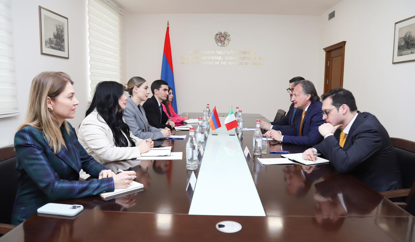 Սրբուհի Գալյանն Իտալիայի դեսպանին է ներկայացրել նախարարության բարեփոխումների օրակարգը