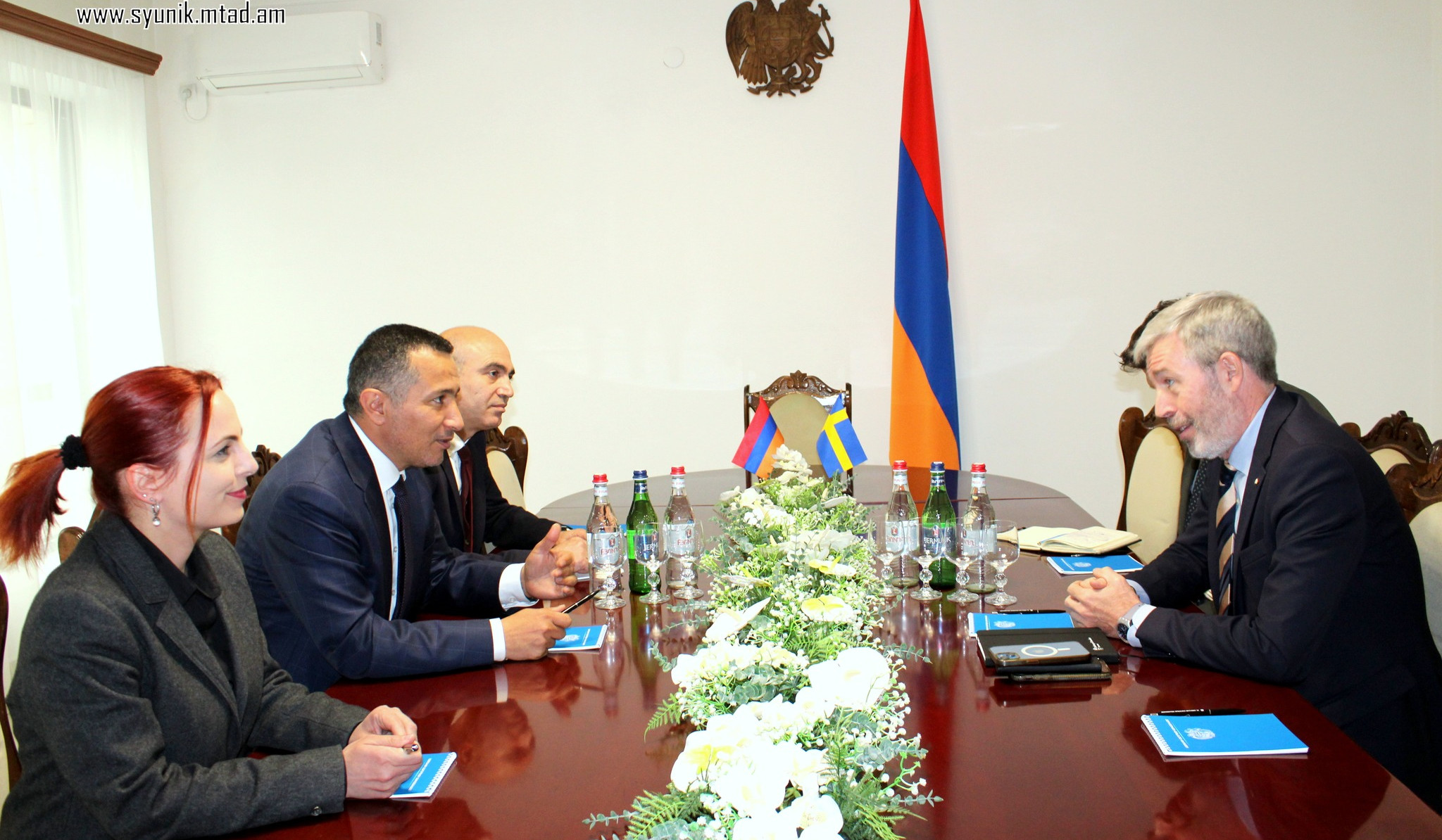 Պատրիկ Սվենսոնը Սյունիքի մարզպետին է ներկայացրել շվեդական տարբեր գործակալությունների կողմից նախատեսվող ծրագրերը